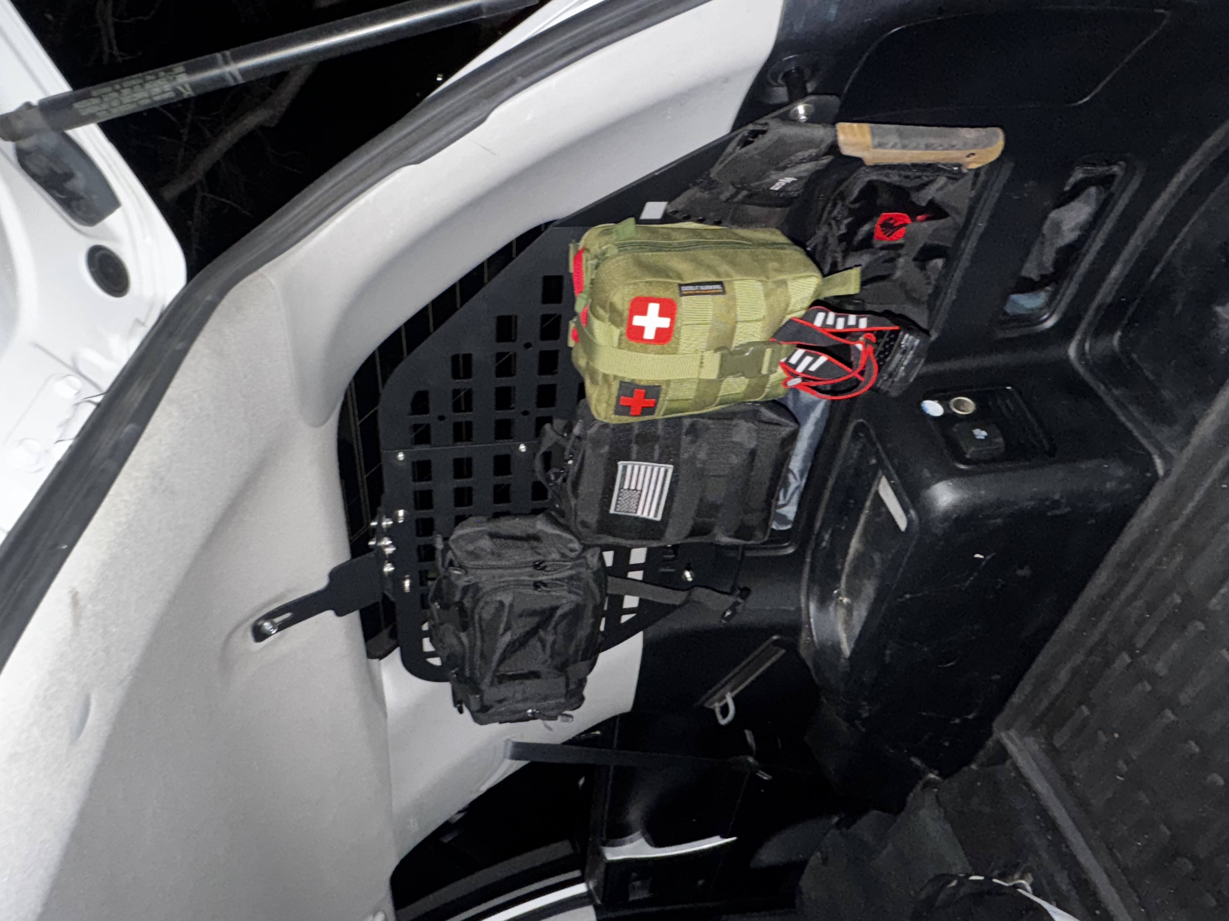 4Runner MOLLE panel accessory installation