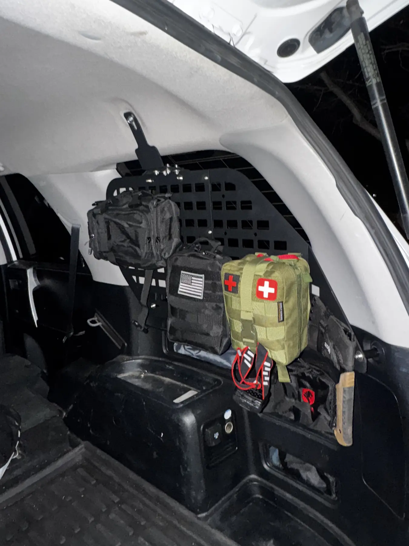4Runner MOLLE panel accessory installation