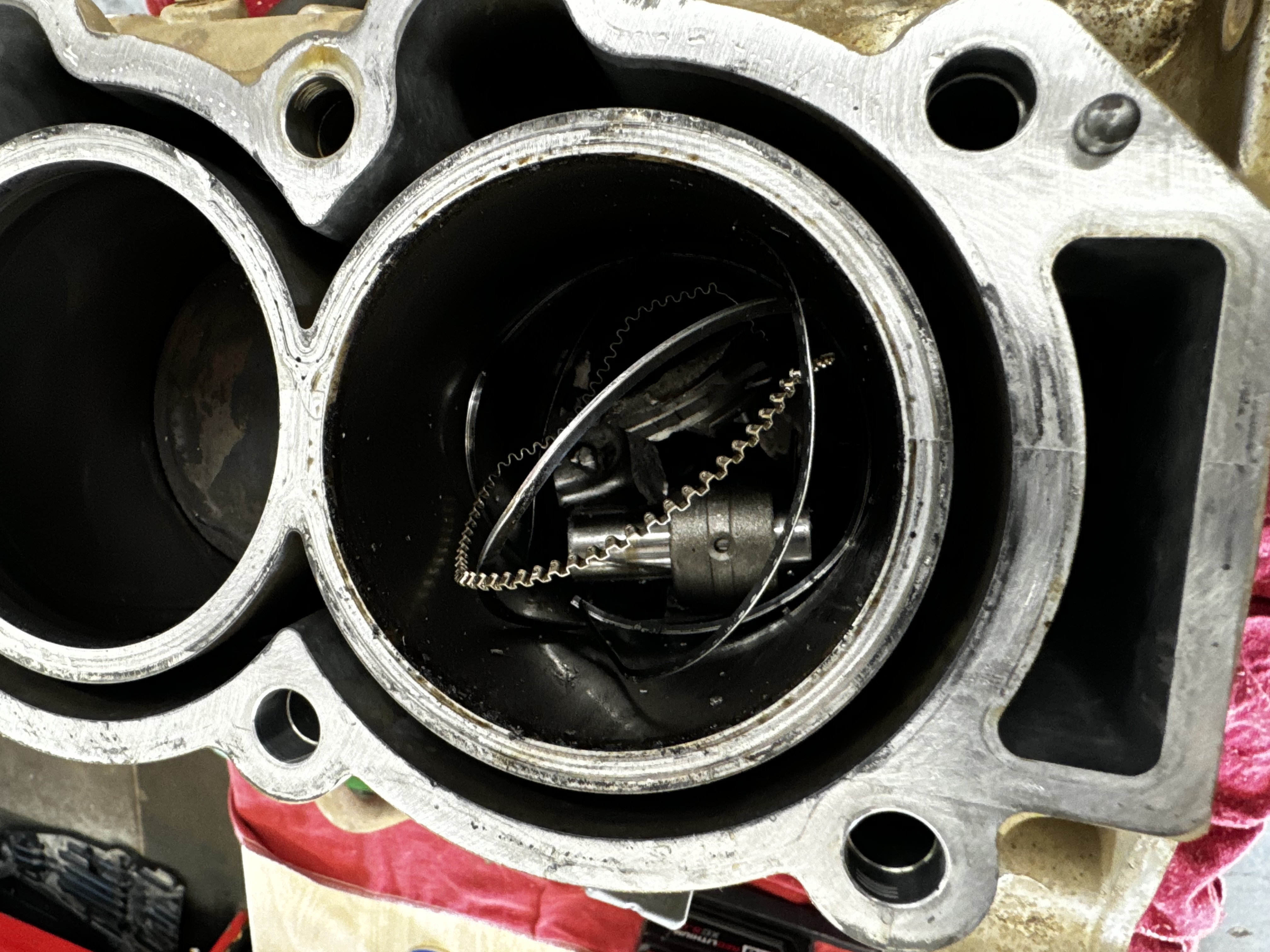 ATV engine diagnostic and repair work