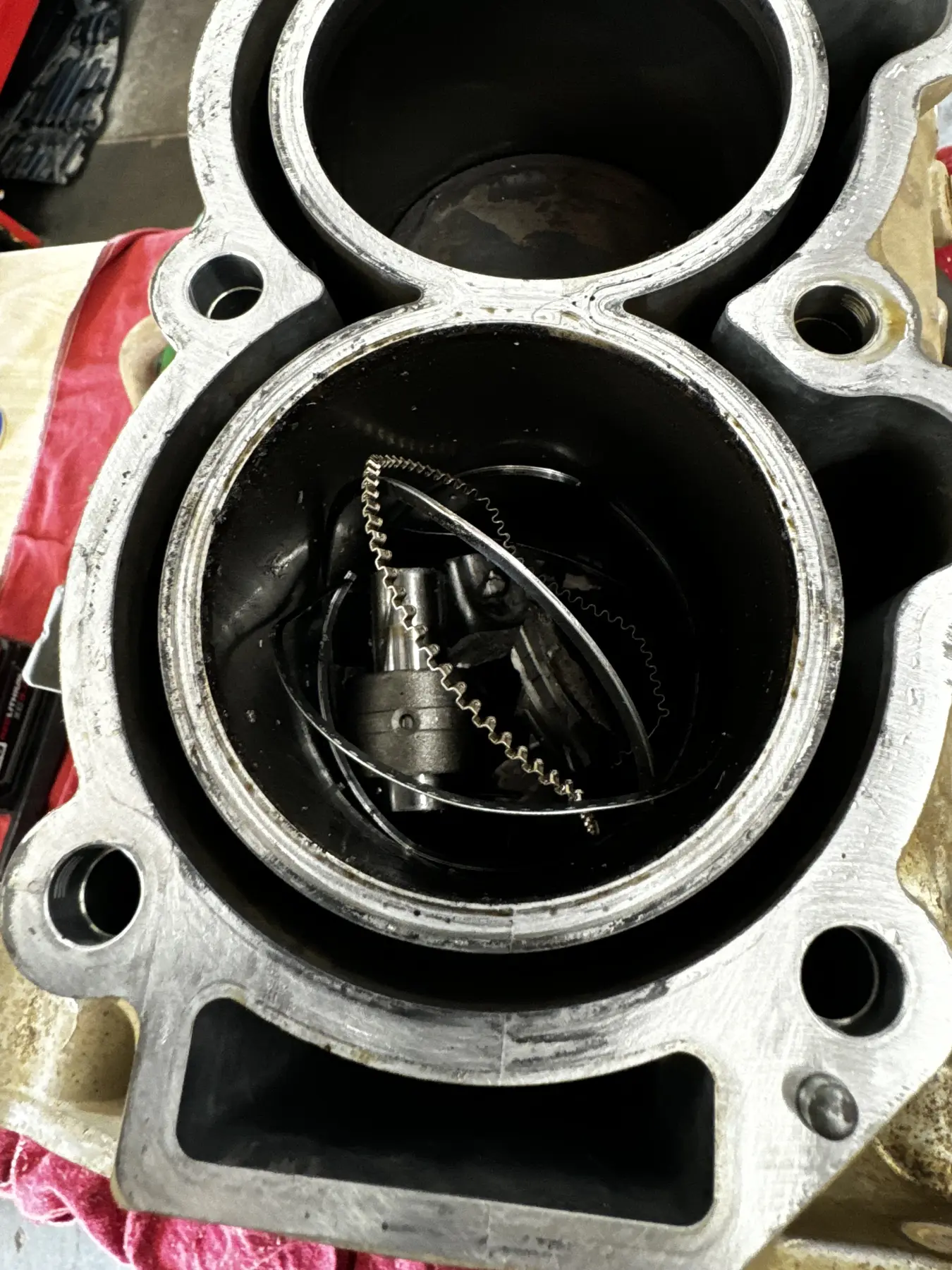 ATV engine diagnostic and repair work